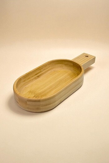 Kitchen Way Bamboo Presentation Tray with Handle Kw-926