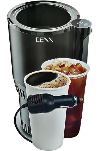 Denx Electric Cup Holder for Cooling and Heating, 12V Portable and Smart for Hot and Cold Drinks