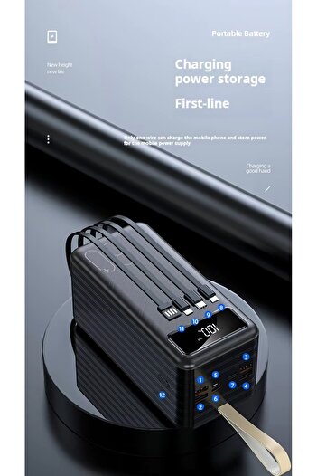 Generic Power bank large capacity 60000 mAh Battery Bank For Mobile Laptop