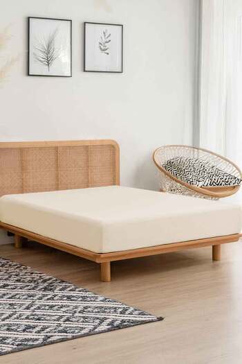 Decomia Home Vona 100% Cotton Elastic Double Single King Size Combed Cotton Bed Sheet