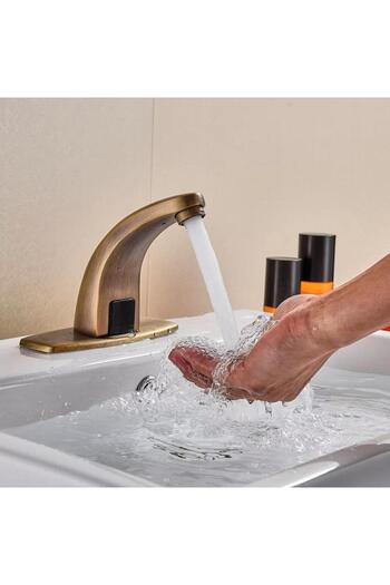 Trendy's Antique bronze sensor washbasin mixer