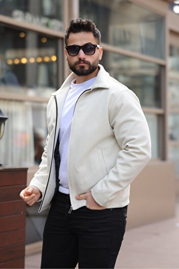 BASEL.CO Stylish and Basic Slim Fit Cashmere Jacket