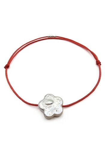 Lexy's Boutique Handmade, adjustable bracelet, 925 silver and cultured pearl, ideal for Martisor