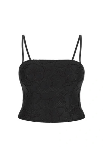 Guess Delilah Women's Black Blouse W5Yh71Whep0-Jblk