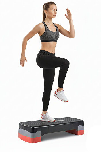 Delta 2-Step Step Board Set of 3 |   Home Fitness Jump Rope and Sweat Belt Cardio Machine