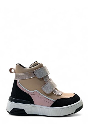 Tuğba Ortopedi 2715 Orthopedic 100% Genuine Leather Girl's Powder Boots