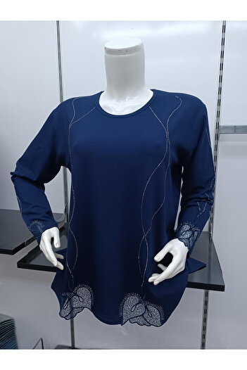 Aknur Moda Stoned Knitwear Combed Cotton