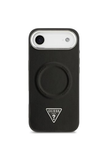 Guess Original iPhone 17 Air Hardcase Triangle Logo MagSafe, black