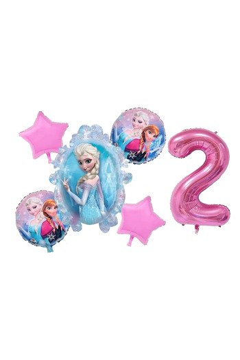 Baloane Vesele Elsa Themed Birthday Balloon Set 2 YEARS SET301-2