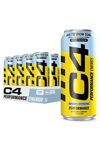 Cellucor C4 Energy Pre-Workout Drink Artic Snow Cone 473ml Pack of 12