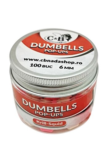 C&B Dumbells Pop-ups, Krill-Squid, 6mm