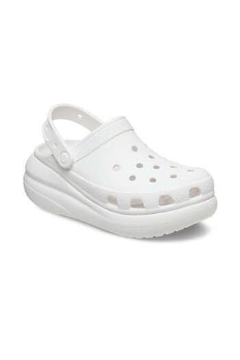 Crocs White Crush Clog Slippers