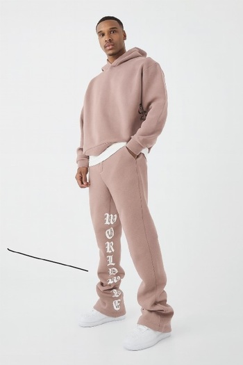 NEWLAKER Unisex Oversize Boxy Premium Sweatshirt & Sweatpants Set