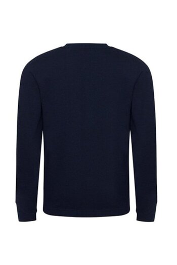 Ecologie Sports Cotton Sweatshirt for Men, Navy Blue, Size S