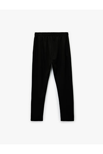 Koton Viscose Pocket Detailed Lace-Up Waist Sports Sweatpants