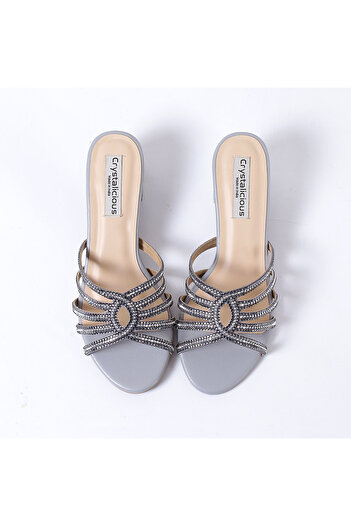 crystalicious Warm Comfortable Handcrafted by Artisans Heel Premium Elegant Design Heel For Day-To-Evening Wear