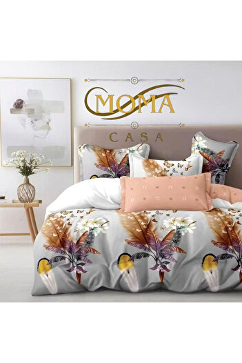 moma casa Bed linen, 6 pieces, 2 persons, 230x250cm, thick fineness