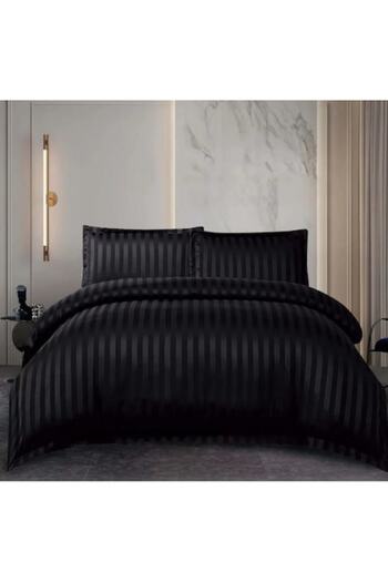 celhome Damask Bedding Set 4 Pieces, CELhome, Black