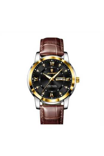 ORVIO Group Waterproof Crystal Glass Wristwatch