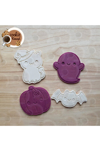 CookieKonsept Halloween Mold Set |   Halloween Set # 7 – Compatible with Cookies, Dough, and Clay