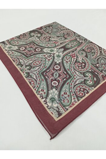 Güneş Eiffel Cotton Soft Special Series Shawl (Ethnic & Floral Pattern, Original, Hijab Clothing, New Collection)