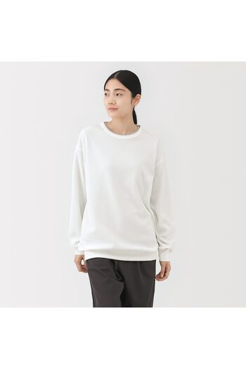 Muji UV Protection Quick Dry Waffle Crew Neck Long Sleeve T-Shirt