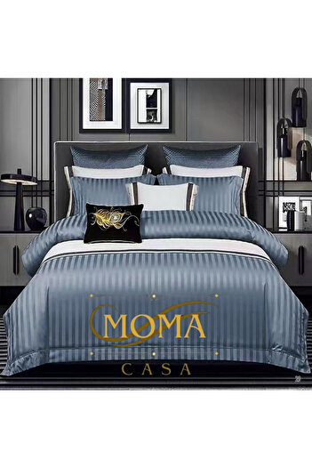 moma casa Bed linen, Damask, 6 pieces, 2 persons, 230x250cm