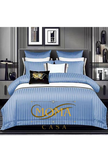 moma casa Bed linen, Damask, 6 pieces, 2 persons, 230x250cm