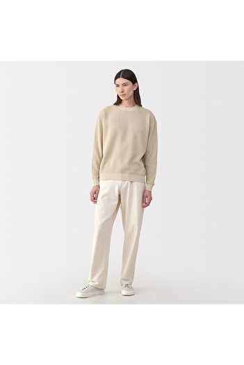 Muji Washi Blended Knit Long Sleeve Pull Over