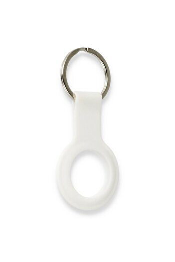 Buççin Airtag Compatible Protective Keychain Case Airtag Silicone Protective Case Silicone Multi-Color Apple Compatible
