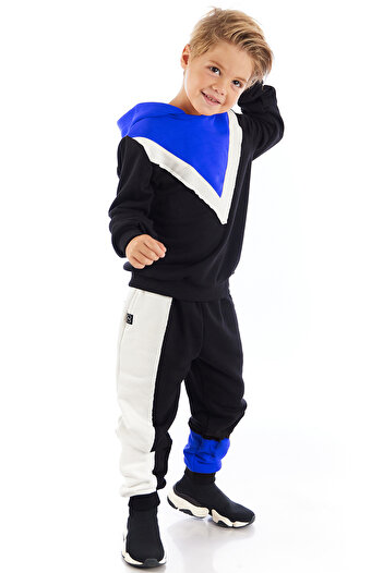 Colorinas End Embroidered Combed Cotton Boys' Sweatpants