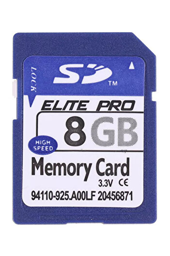 VALA Card De Memorie VALA® SD ELITE PRO, 8 GB, Pentru Camera Auto, Aparat Foto, HUB, Console, Auto etc,