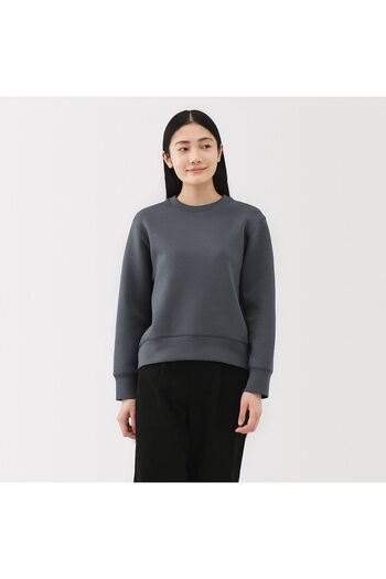Muji Double Knitted Crew Neck Sweatshirt