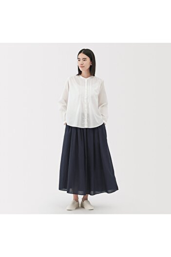 Muji Cotton Voile Gather Skirt