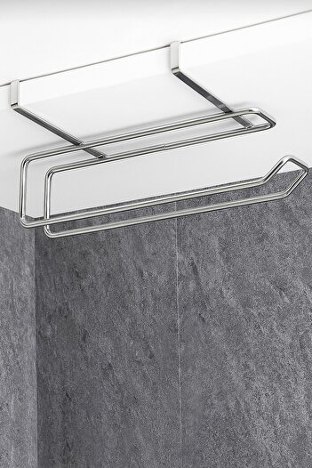 evina Paper Towel Holder Paper Towel Holder with Hanger Inside Cabinet Towel Holder