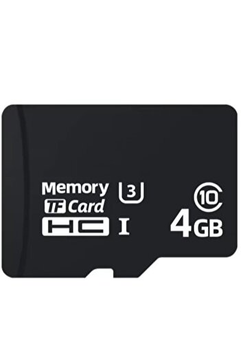 VALA Card De Memorie cu Adaptor Inclus, TF MicroSD VALA® Premium, 4 GB, Clasa 10 U3, Pentru Camera Auto,