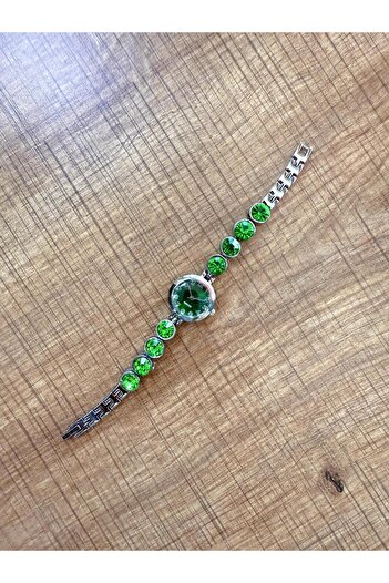 LOOQ Vintage Bead Model Zircon Stone Women's Wristwatch