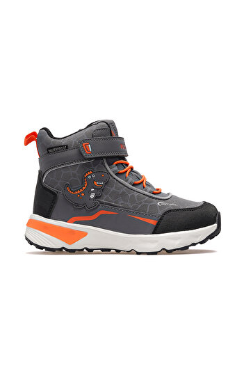 BUCKHEAD T-Rex Boy's Waterproff Lighted Outdoor Boots 25K Buck3036 Gray