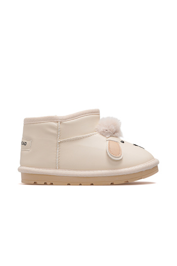 BUCKHEAD Tazz Girls' Furry Daily Boots 25K Buck3058 Beige