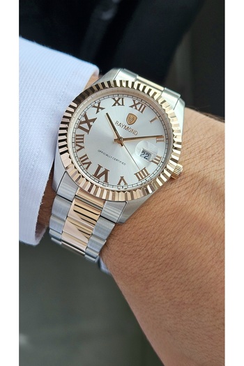 Raymond Rym-611821 Men's Wristwatch - New Season - Quartz - Stainless Steel - Guaranteed - Original