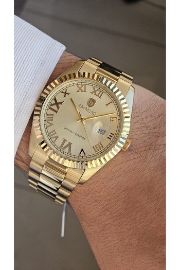 Raymond Rym-611821 Men's Wristwatch - New Season - Quartz - Stainless Steel - Guaranteed - Original