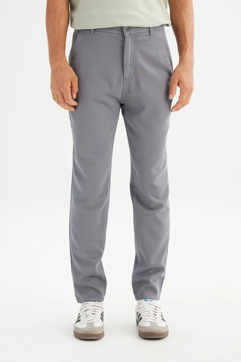 Lee Cotton Regular Fit Normal Waist Straight Leg Trousers Men Pants Lm0400001 035