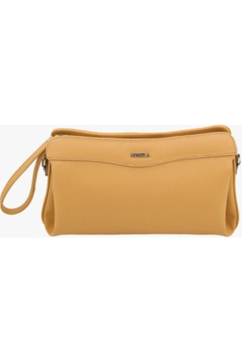 SOSELA Linen Portfolio Bag 67-6012 Yellow