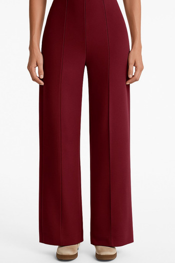 Mogi Butik Modal Fabric Striped Palazzo Women's Trousers 3100