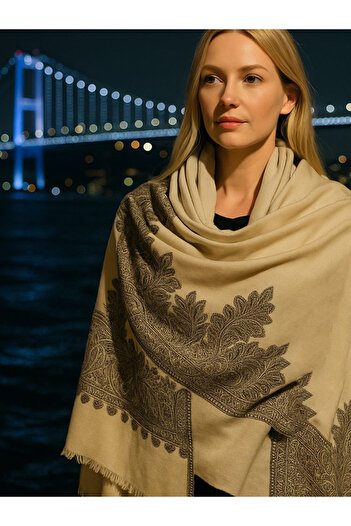 fiore fashion Modal Embroidered Shawl