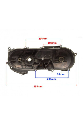 China Belt drive cover Keeway Hurricane 2T