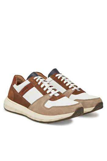 Josef Seibel Ανδρικά αθλητικά παπούτσια λευκά JOSEF SEIBEL-33610 094 WEISS-BRAUN
