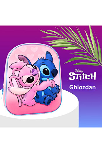 Disney Stitch & Angel Backpack, The Magical Friend for School and Play