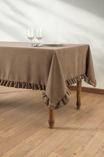 Denizli Concept Venice Ruffled Tablecloth