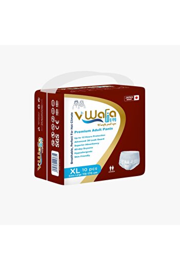 V WAFA PREMIUM ADULT PULL UPS XL 10PCS